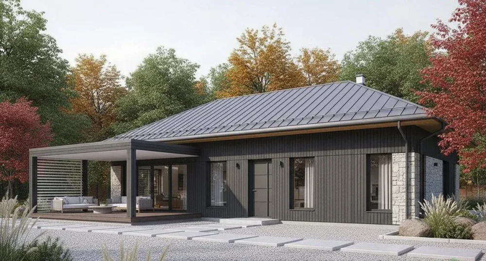 Проект Одноэтажный дом 15 на 20, 187 м2