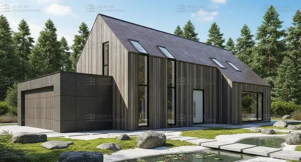 Проект Двухэтажный дом 8 на 30, 205 м2