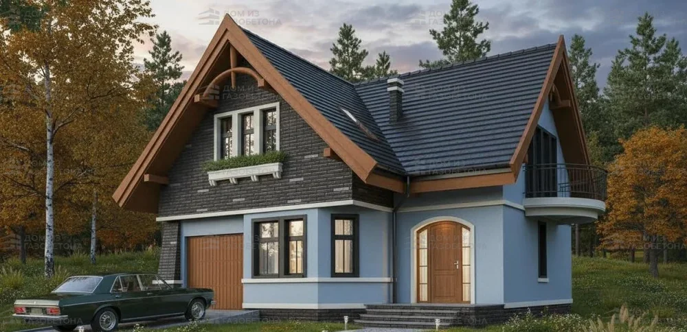 Проект Двухэтажный дом 10 на 14, 155 м2