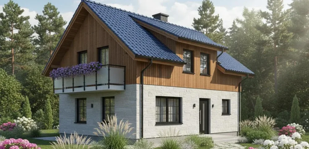 Проект Двухэтажный дом 23 на 14, 219 м2