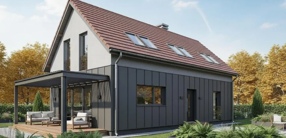 Проект Двухэтажный дом 13 на 14, 157 м2