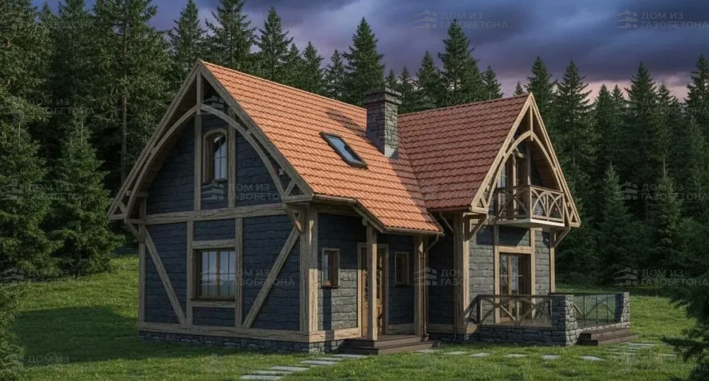 Проект Двухэтажный дом 9 на 12, 132 м2