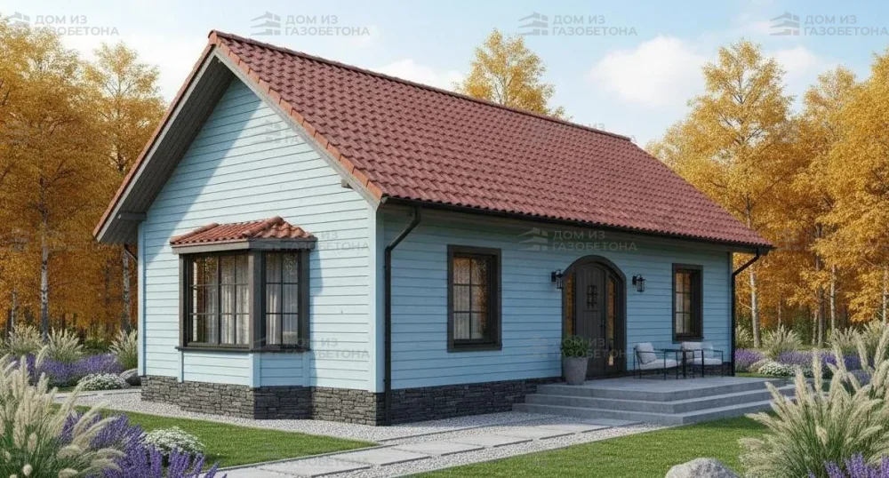 Проект Одноэтажный дом 12 на 11, 89 м2