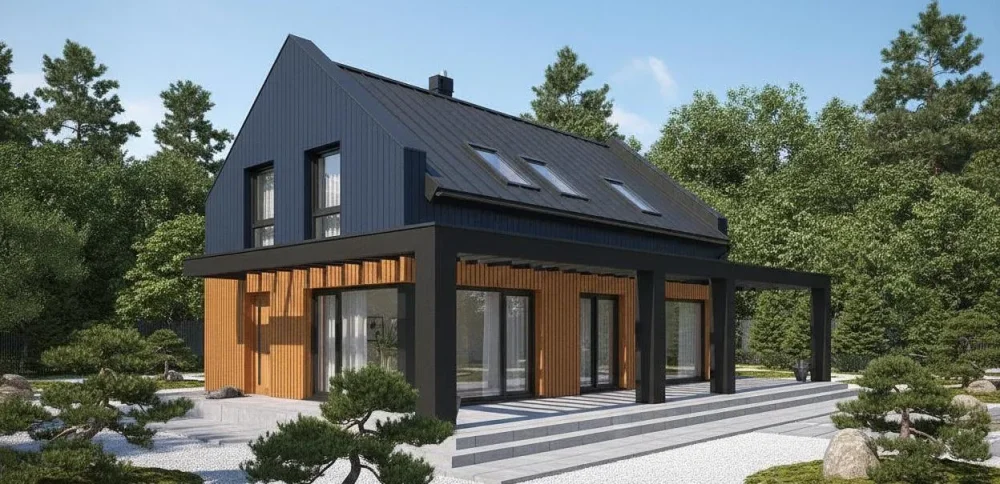 Проект Двухэтажный дом 12 на 14, 150 м2