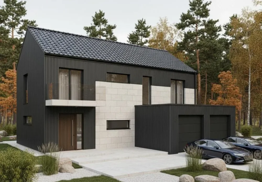 Проект Двухэтажный дом 16 на 10, 194 м2