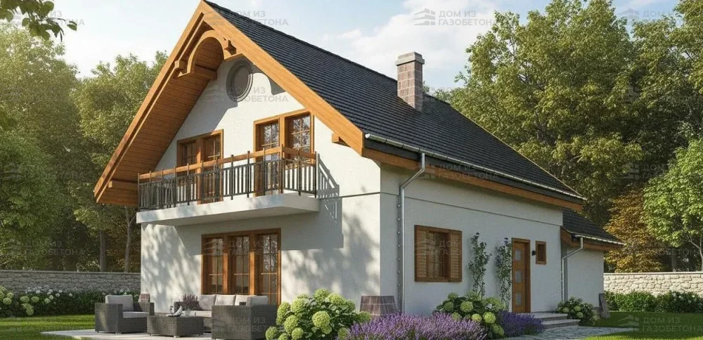 Проект Двухэтажный дом 15 на 10, 152 м2