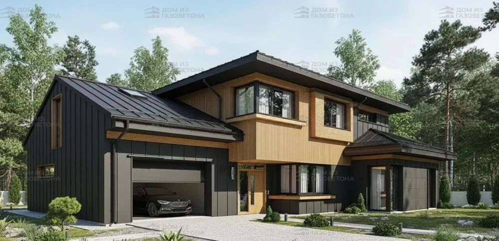 Проект Двухэтажный дом 23 на 18, 337 м2